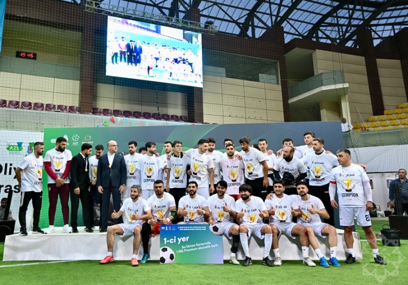 SOCAR-ın komandası minifutbol turnirinin qalibi olub