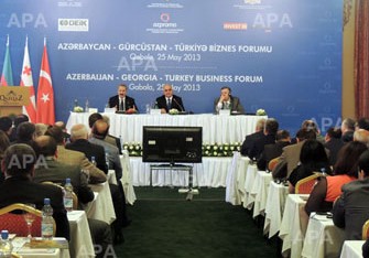 Azərbaycan-Gürcüstan-Türkiyə biznes forumu keçirilir