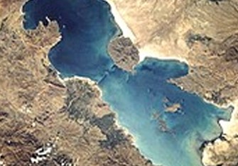 Urmiya gölünün böyük hissəsi quruyub