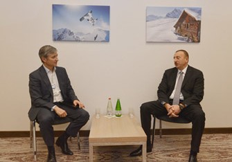 İlham Əliyev “Microsoft International” şirkətinin rəhbəri ilə görüşüb