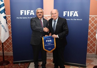 Rövnəq Abdullayev Yozef Blatterlə görüşüb