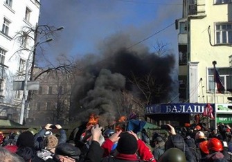 Kiyevdə yeni toqquşmalar başladı, yaralananlar var