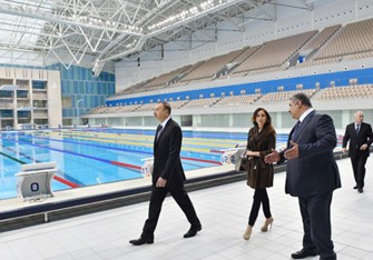 Prezident İlham Əliyev Bakı Su İdmanı Sarayının açılışını etdi
