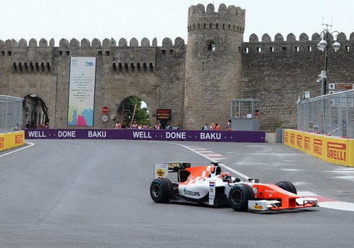 Formula-1 Avropa Qran-prisi çərçivəsində GP2 yarışları başladı - Fotolar