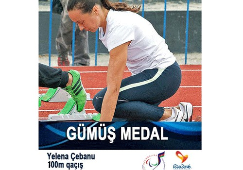 Rio-2016: Azərbaycan atleti Paralimpiya Oyunlarında gümüş medal qazanıb