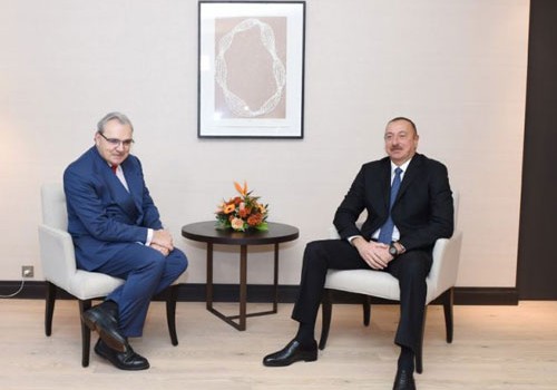 Azərbaycan prezidenti “Suez Group” şirkətinin baş icraçı direktoru ilə görüşüb