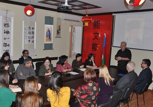 Çin fəlsəfəsi mövzusunda elmi seminar keçirilib - Fotolar