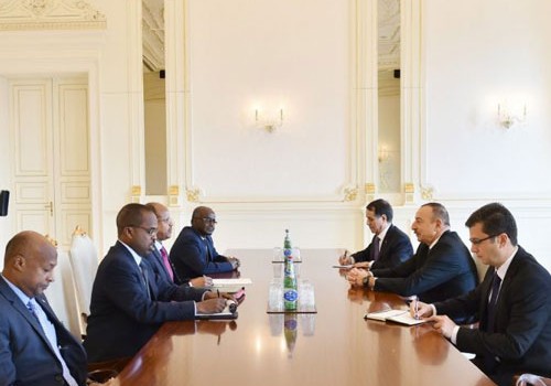 Prezident İlham Əliyev Cibutinin xarici işlər nazirini qəbul edib