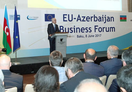 Azərbaycan – Avropa İttifaqı biznes forumu keçirilib
