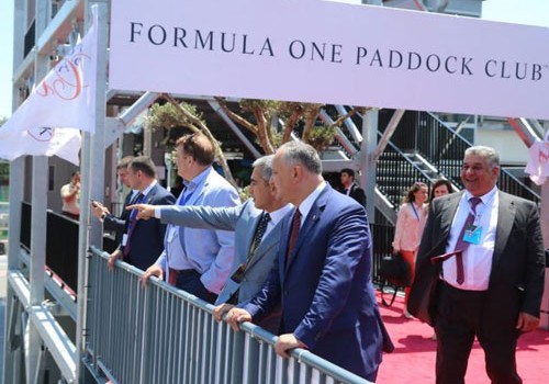 Moldova prezidenti Formula 1 Paddokunda olub - Fotolar