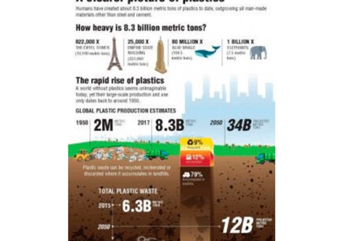 Son 67 il ərzində 8 milyard tondan çox plastik kütlə istehsal edilib