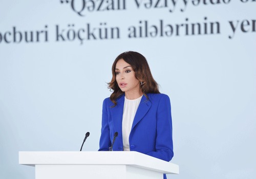 Mehriban Əliyeva: “Azərbaycan bu gün inkişaf və tərəqqi yolu ilə gedir”