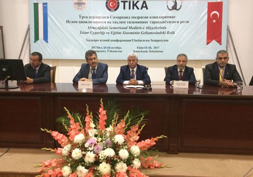 Akademik Muxtar Kazımoğlu-İmanov Səmərqənddə keçirilən beynəlxalq simpoziumda iştirak edib
