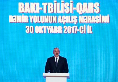 İlham Əliyev: “Bəziləri Bakı-Tbilisi-Qars layihəsinin uğurla başa çatacağına inanmırdılar”