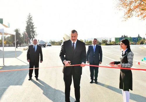 Tərtər-Seydimli-Qaradağlı-Sarov avtomobil yolunun açılışı olub - Fotolar