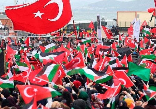 İstanbulda “Qüdsü İslamındır!” şüarı ilə böyük mitinq keçirilib