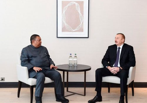 Azərbaycan prezidenti OPEC-in baş katibi ilə görüşüb