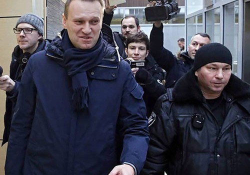 Moskvada müxalif bloqer Navalnı saxlanılıb
