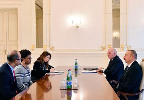 Prezident İlham Əliyev Dünya Bankının Cənubi Qafqaz üzrə regional direktorunu qəbul edib