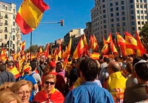 Barselonada təxminən 350 min insan aksiya keçirib