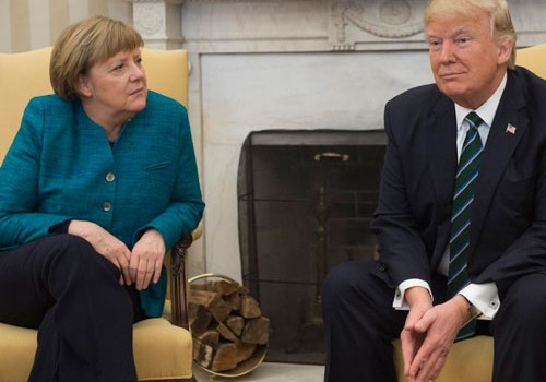 Angela Merkel Donald Trampla görüşmək üçün ABŞ-a səfərə gəlib