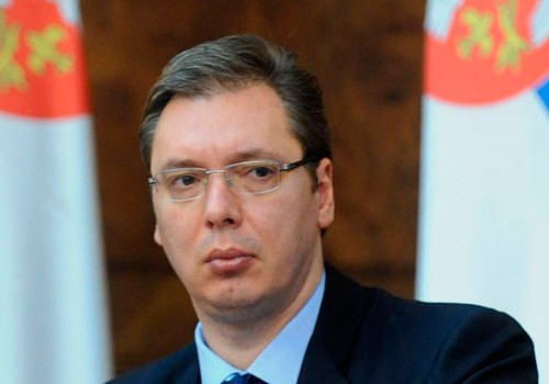 Serbiya prezidentinin rəsmi qarşılanma mərasimi olub
