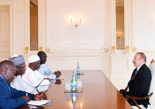 Prezident Qambiyanın xarici işlər nazirini qəbul edib