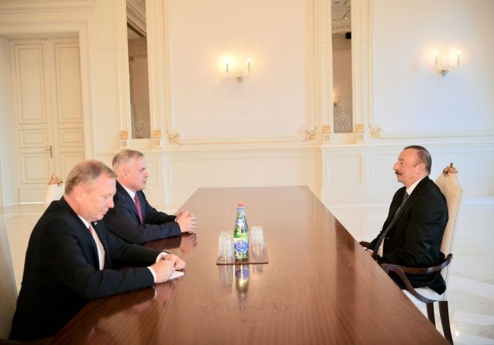Prezident İlham Əliyev Belarus Təhlükəsizlik Şurasının dövlət katibini qəbul edib