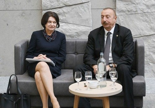 Azərbaycan prezidenti BMT baş katibinin müavini ilə görüşüb