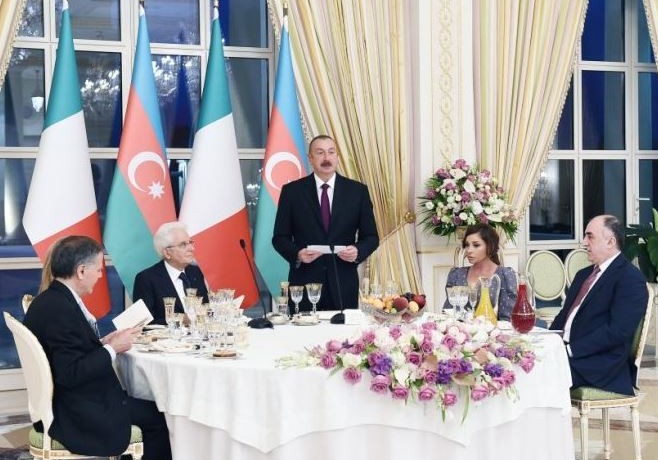 Prezident İlham Əliyev: “Azərbaycan ilə İtaliya arasında əməkdaşlıq bütün istiqamətlərdə uğurla inkişaf edir”