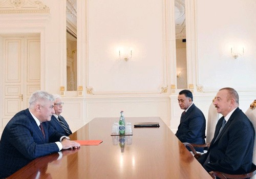 Prezident İlham Əliyev Rusiyanın daxili işlər nazirini qəbul edib