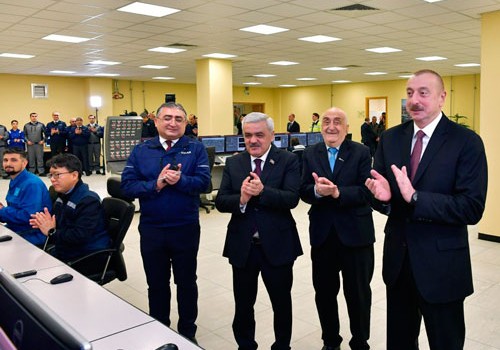 Prezident İlham Əliyev Sumqayıtda “SOCAR karbamid” zavodunun açılışında iştirak edib - Fotolar