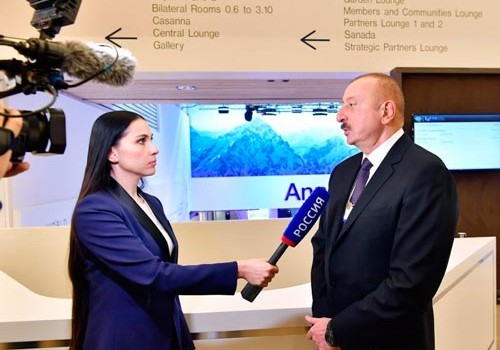 Prezident İlham Əliyev “Rossiya 1” televiziya kanalına müsahibə verib