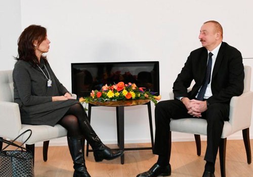 Prezident İlham Əliyev “CISCO” şirkətinin icraçı vitse-prezidenti ilə görüşüb