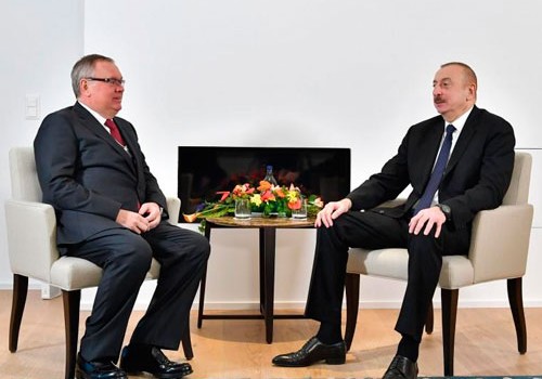 Prezident İlham Əliyevin “VTB-Bank”ın prezidenti ilə görüşü olub