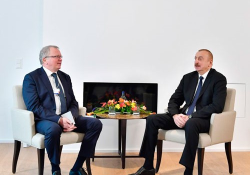 Prezident İlham Əliyev “Equinor” şirkətinin baş icraçı direktoru ilə görüşüb