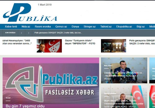 Publika.az xəbər portalı – 7 il