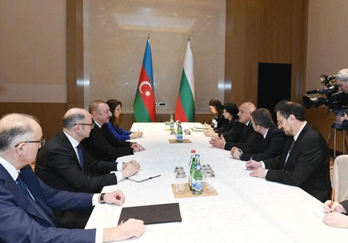 Prezident İlham Əliyev Bolqarıstanın Baş naziri ilə görüşüb