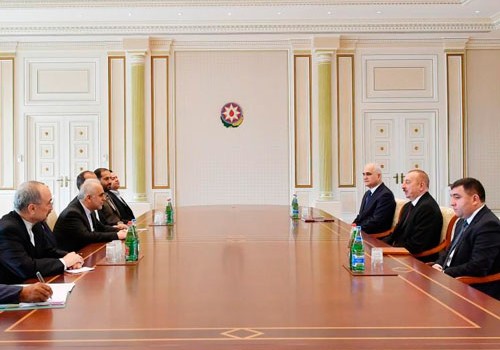 Prezident İlham Əliyev iranlı naziri qəbul edib
