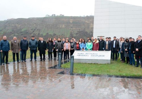 Quba Soyqırımı Memorial Kompleksi ziyarət edilib