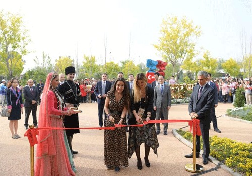 Leyla Əliyeva "Pekin Ekspo 2019" Botanika Sərgisində Azərbaycan pavilyonunun rəsmi açılışında iştirak edib