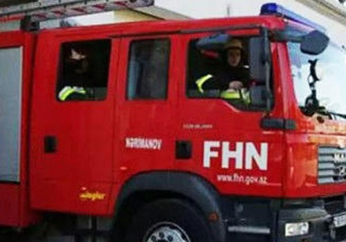 FHN Bakıda yanan ticarət mərkəzi ilə bağlı məlumat yayıb