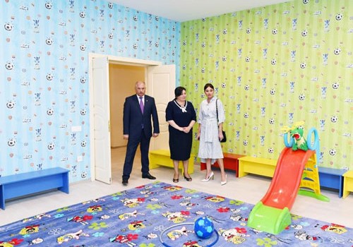11 saylı körpələr evi-uşaq bağçasının yeni binasının açılışı olub - Fotolar