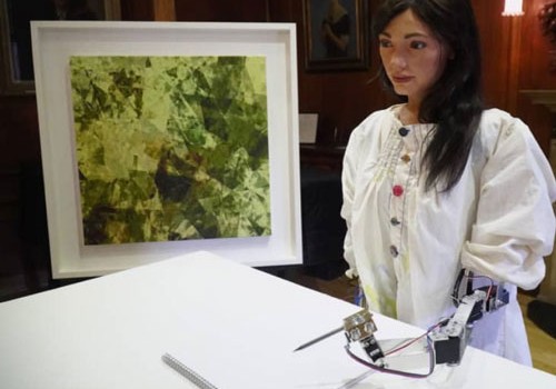 Unikal texnologiya: ilk robot rəssam gözəl tablolar yaradır