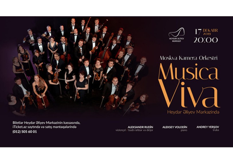 Heydər Əliyev Mərkəzində “Musica Viva” Moskva Kamera Orkestrinin konserti keçiriləcək