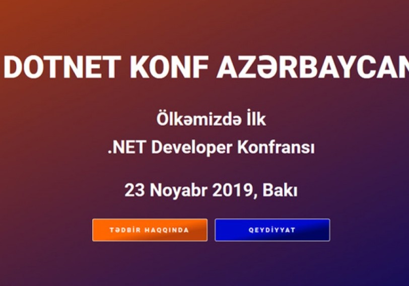 Azərbaycanda ilk dəfə NET Developerlər Konfransı keçiriləcək