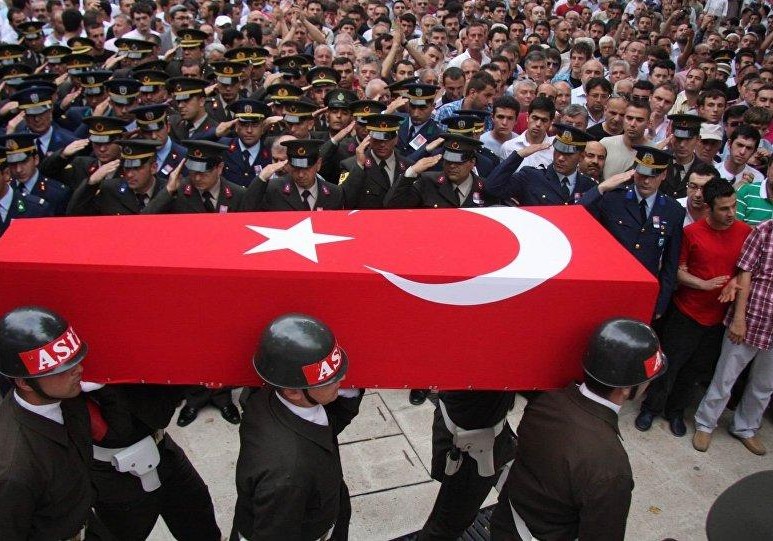 Suriyada üç türk hərbiçisi şəhid oldu