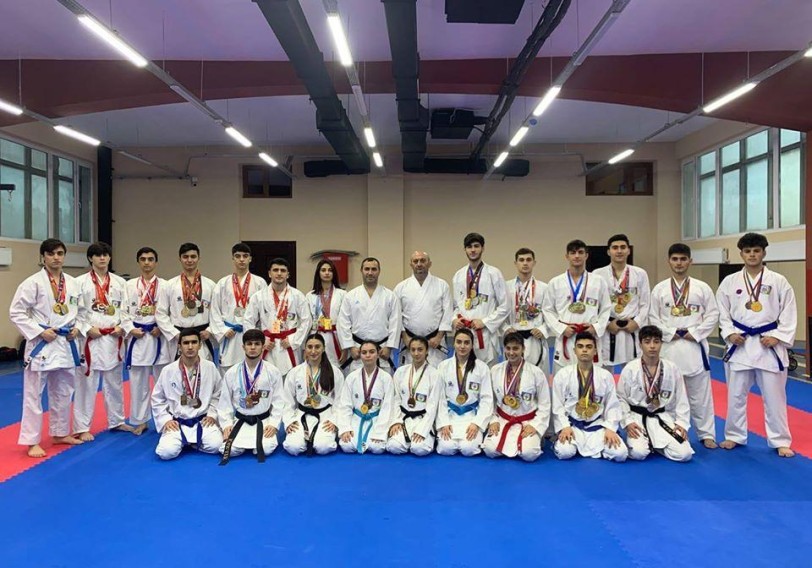 Yeniyetmə və gənc karateçilərimiz Xorvatiyada 10 medal qazandılar