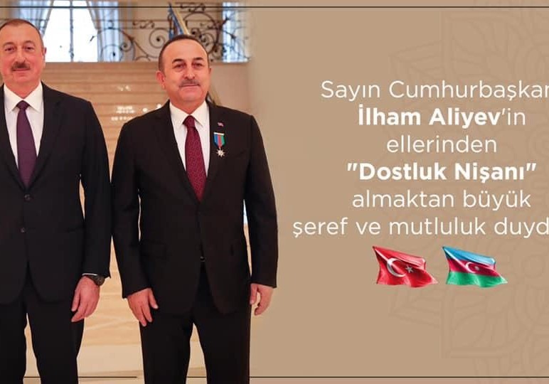Mövlud Çavuşoğlu: "Dostluq" ordenini almaqdan şərəf və qürur duydum