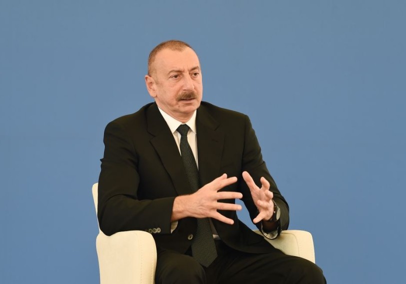 Azərbaycan Prezidenti: Bu gün biz öz enerji tələbatımızı tam şəkildə ödəyirik